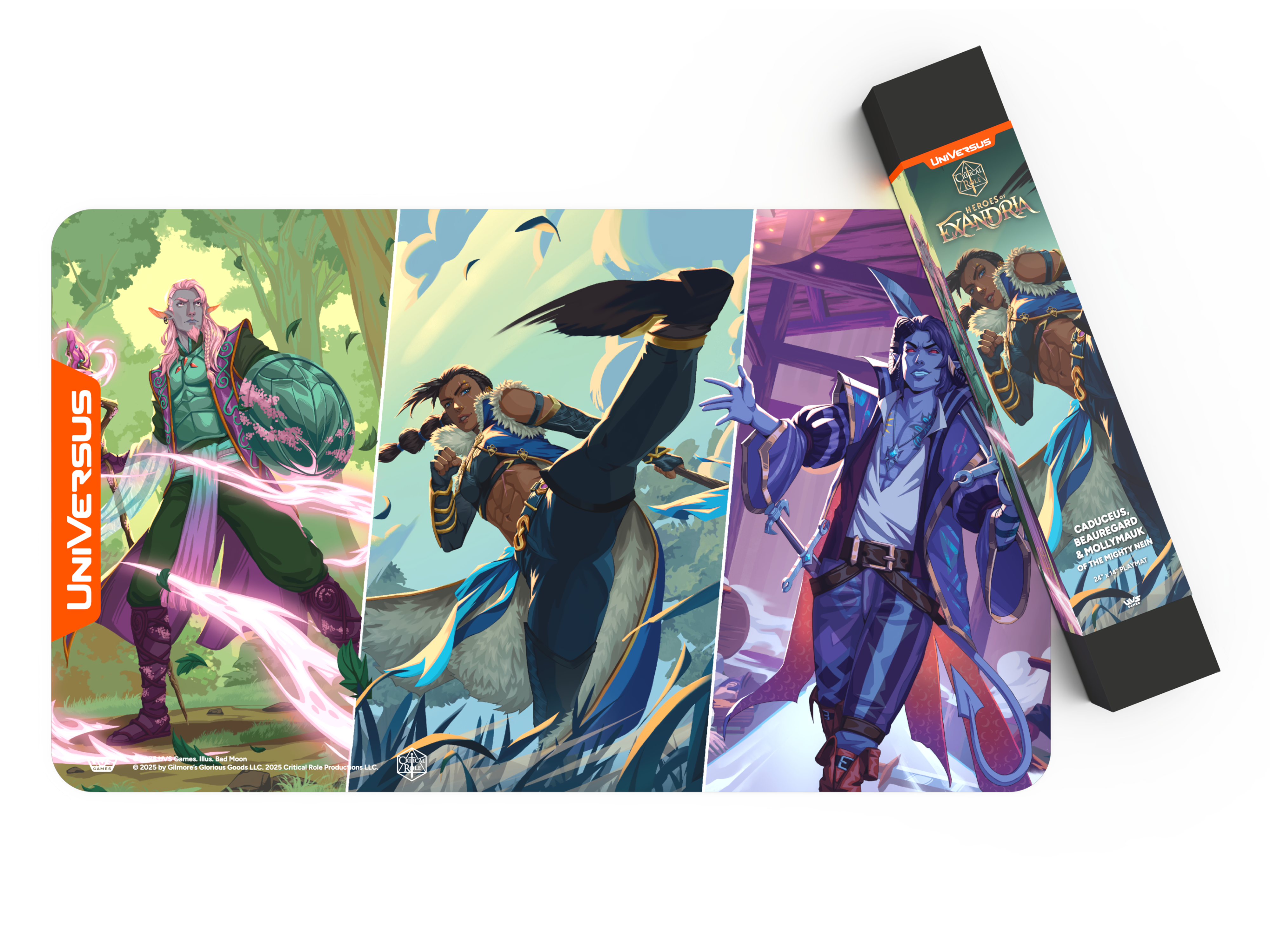 Critical Role: Heroes of Exandria Playmat: Caduceus, Beauregard, Mollymauk