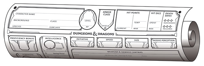 Dungeons & Dragons New Adventurer Dice Set - Black