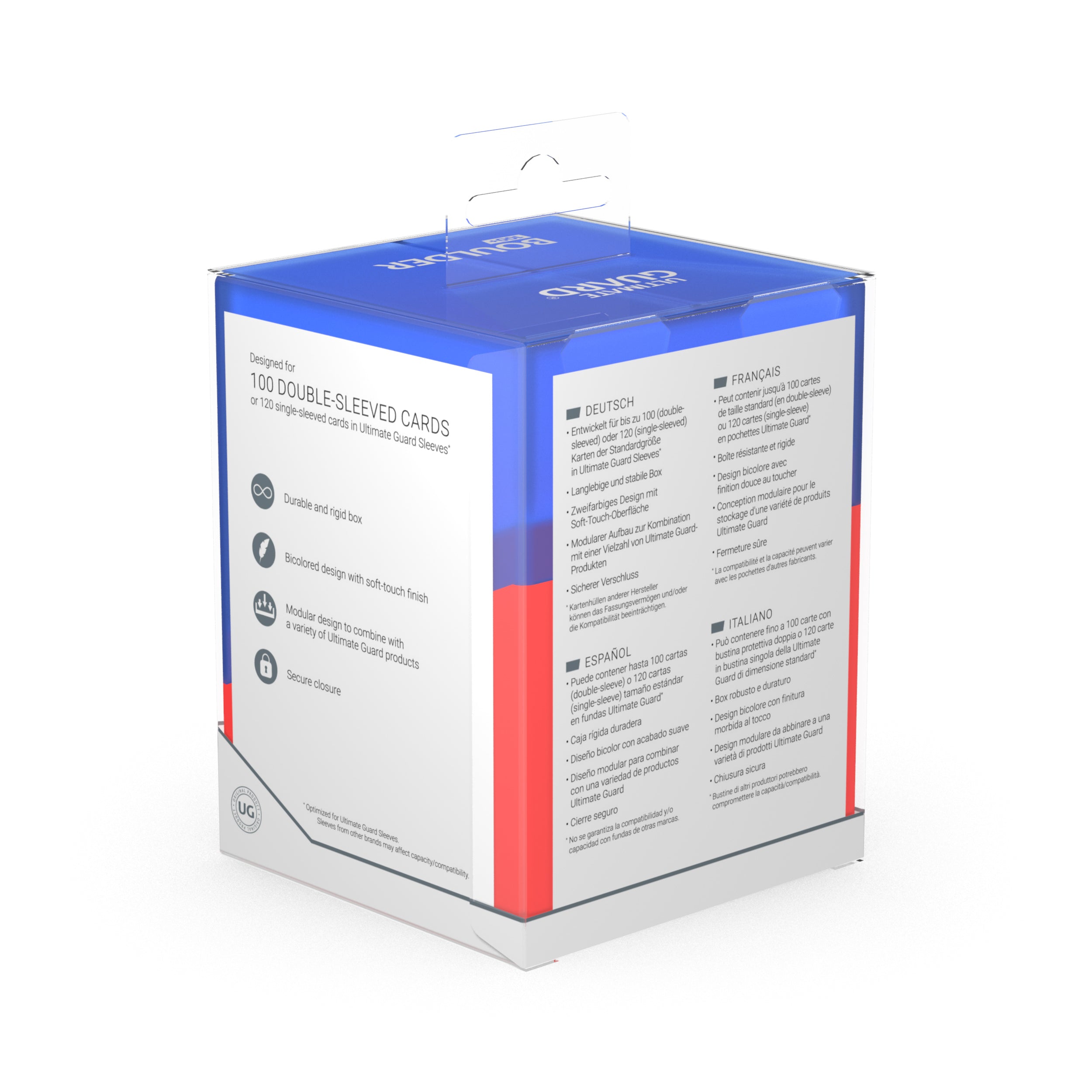 Deck Case Boulder 100+ Synergy Blue/Red