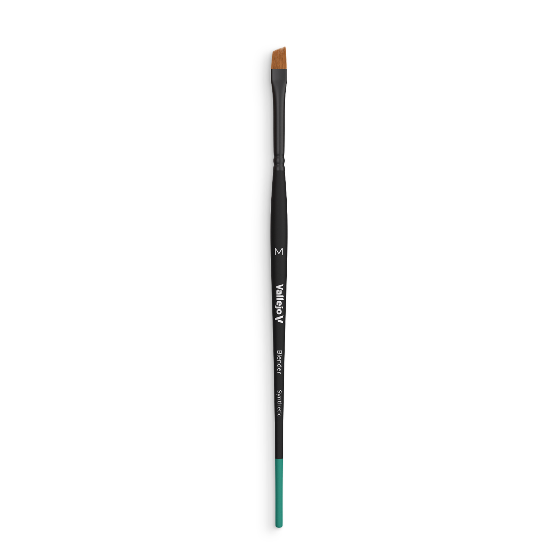 Synthetic Flat Angled Brush - Medium