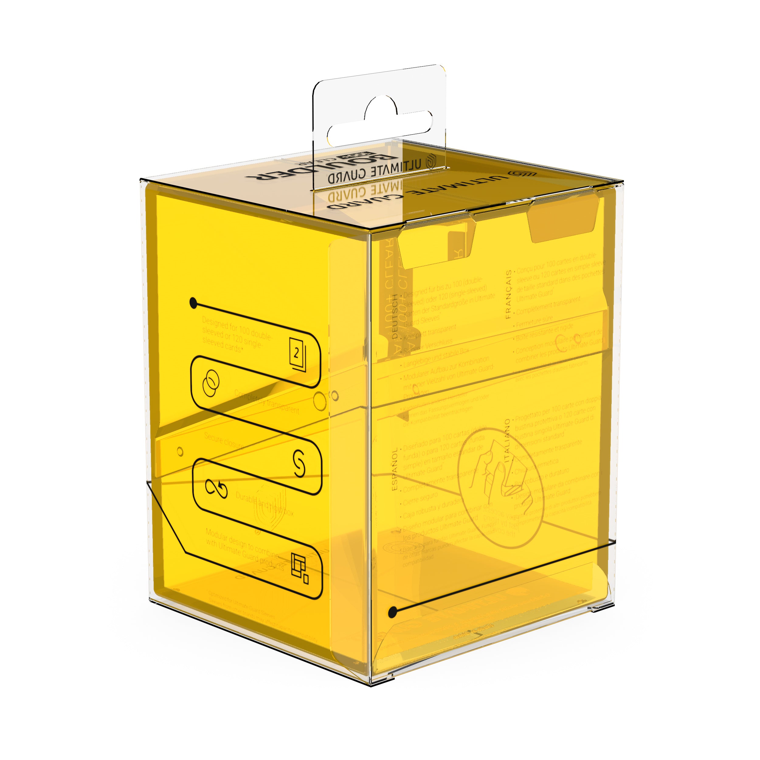 Coffret de rangement Boulder 100+ Transparent Ambré