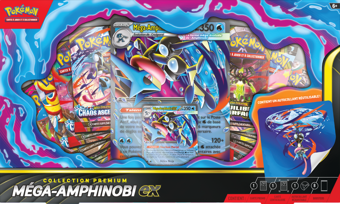 Pokemon TCG: Mega Greninja Ex Premium Collection (French)