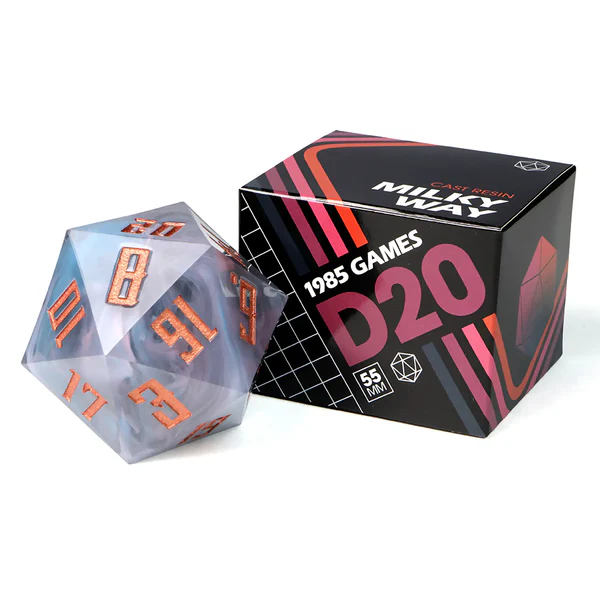 Mega D20 - Voie Lactée Tranchant 55MM