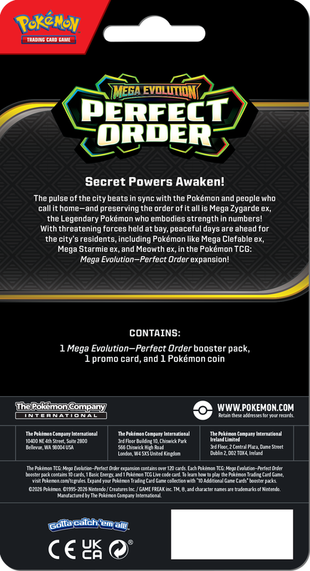 Pokemon Tcg: ME03 Perfect Order Checklane Blister