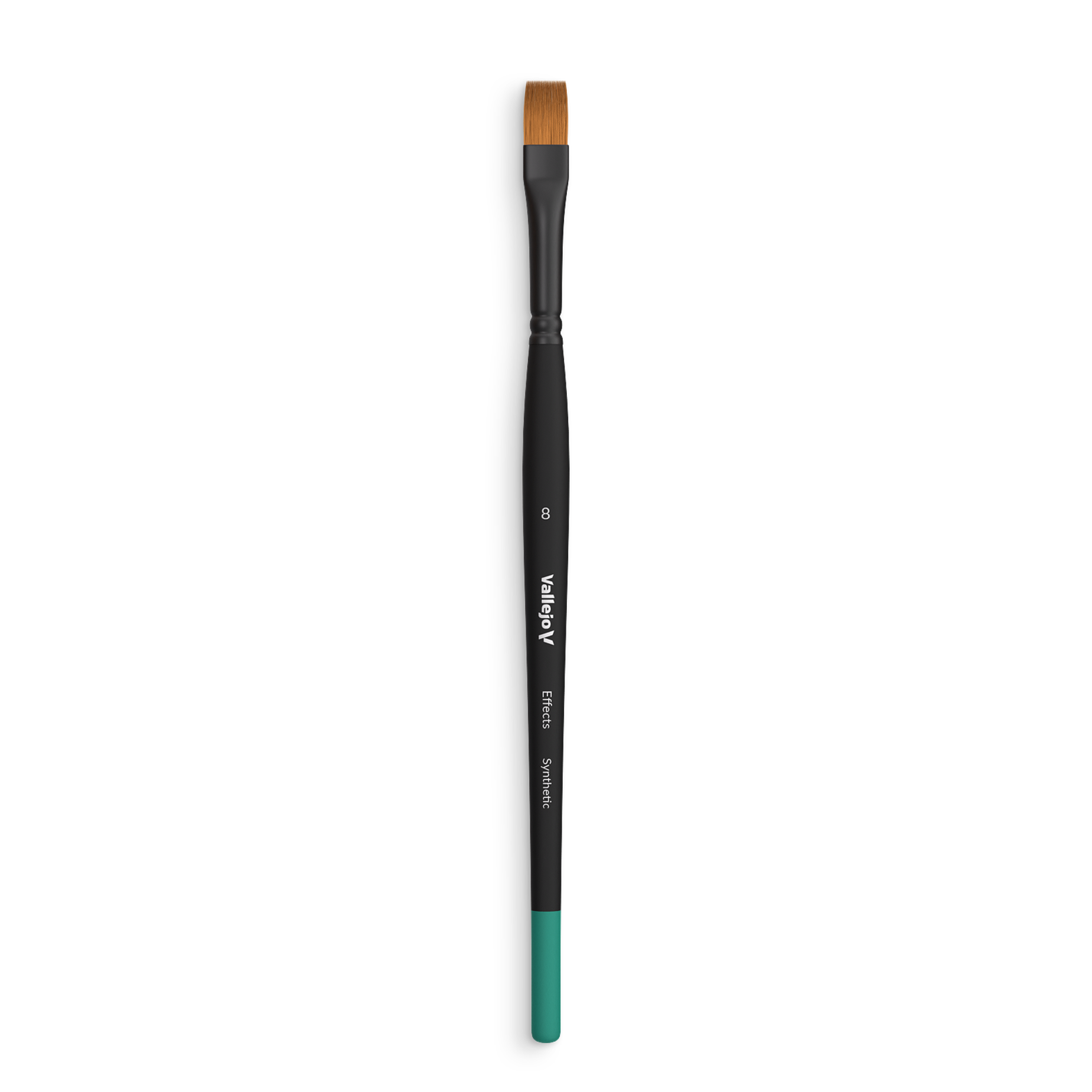 Synthetic Flat Rectangular Brush NO. 8
