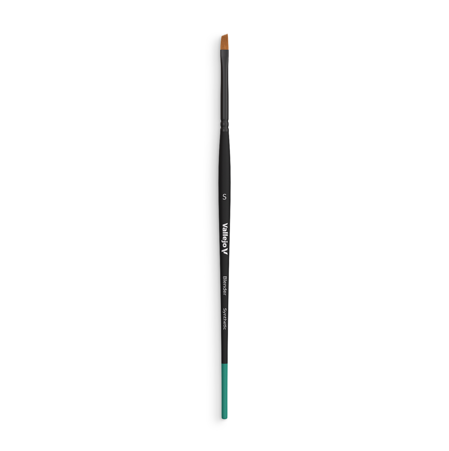 Synthetic Flat Angled Brush - Small