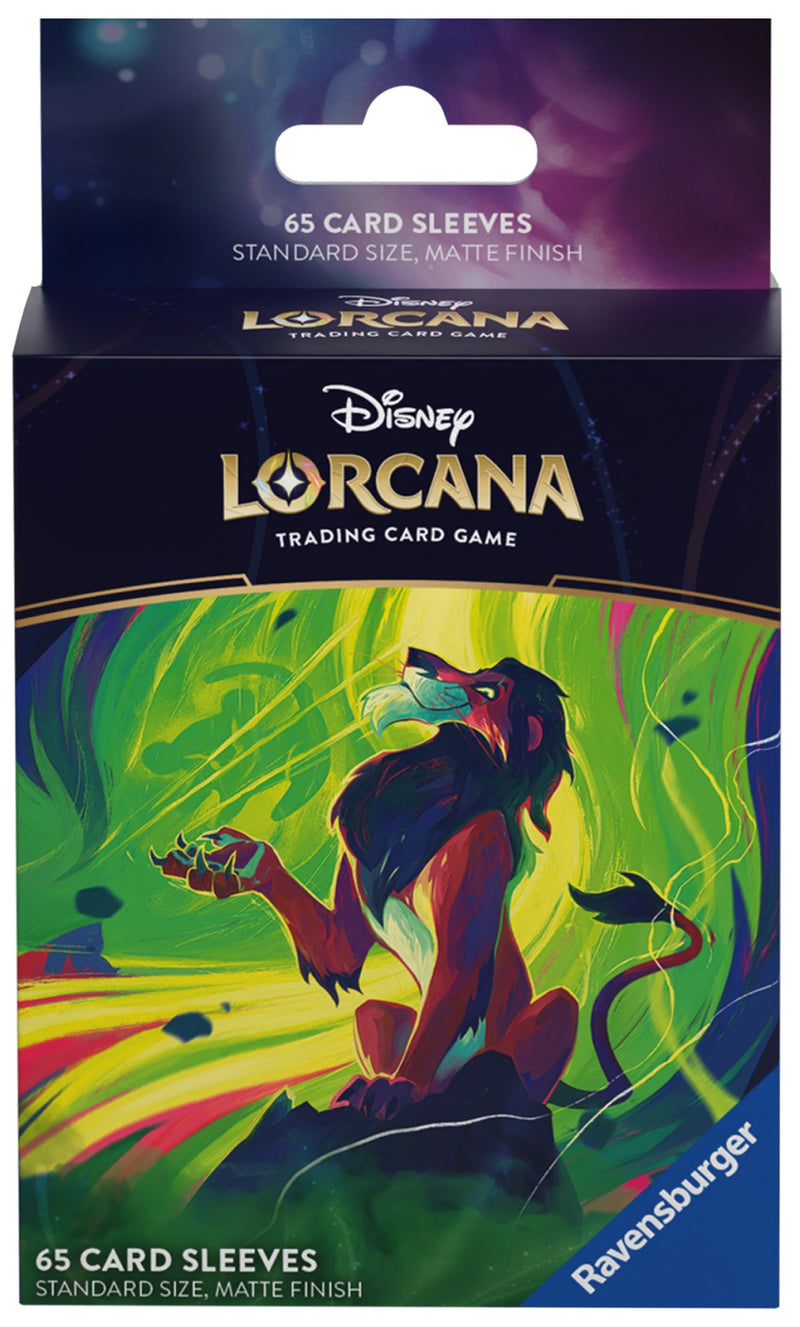 Disney Lorcana : Protège-cartes Azurite Seas - Scar (Précommande)