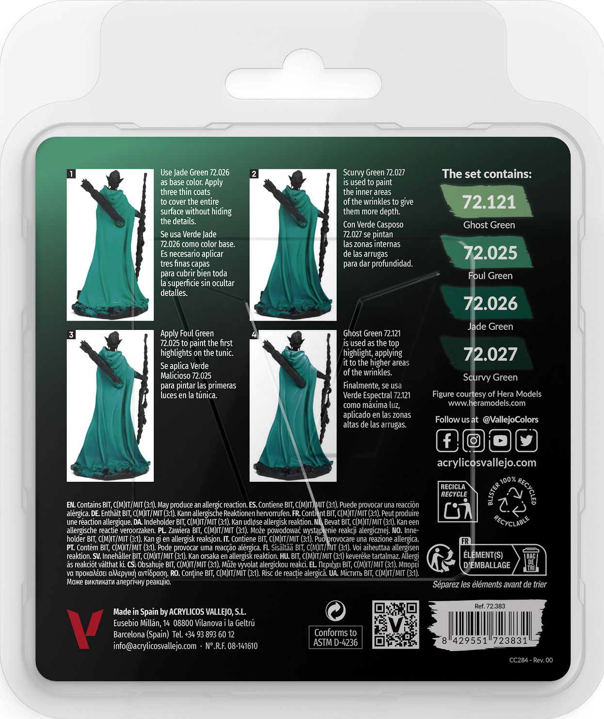 Game Color Set: Cold Green