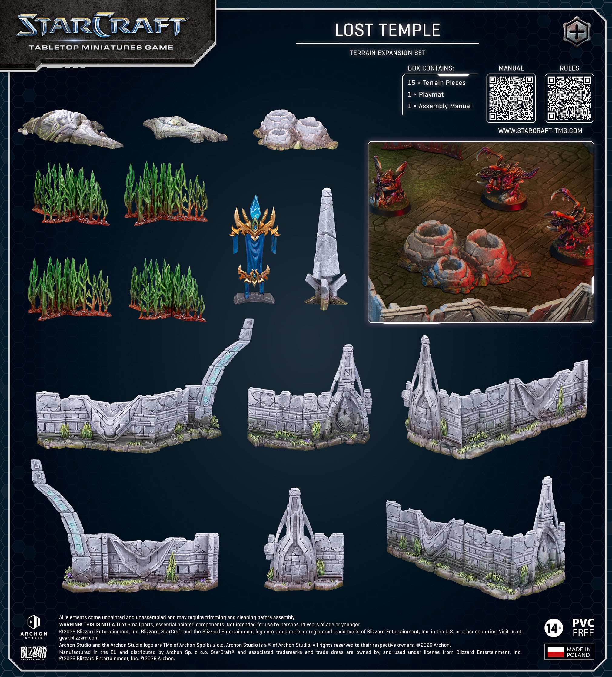 Starcraft: Protoss - Lost Temple Terrain Expansion Set (Pre-Order)