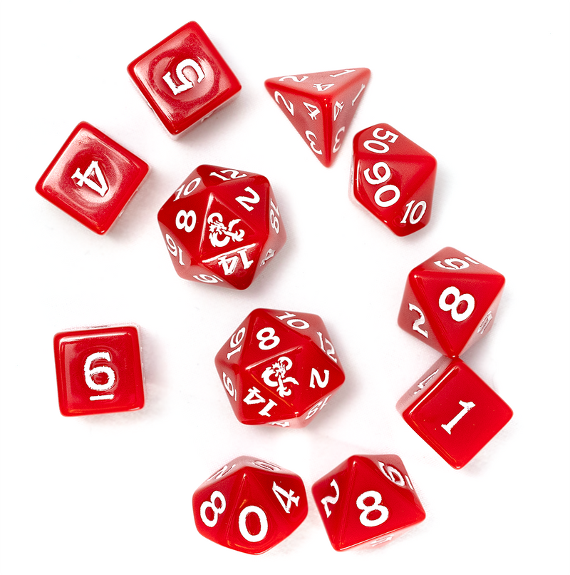 Dungeons & Dragons New Adventurer Dice Set - Red