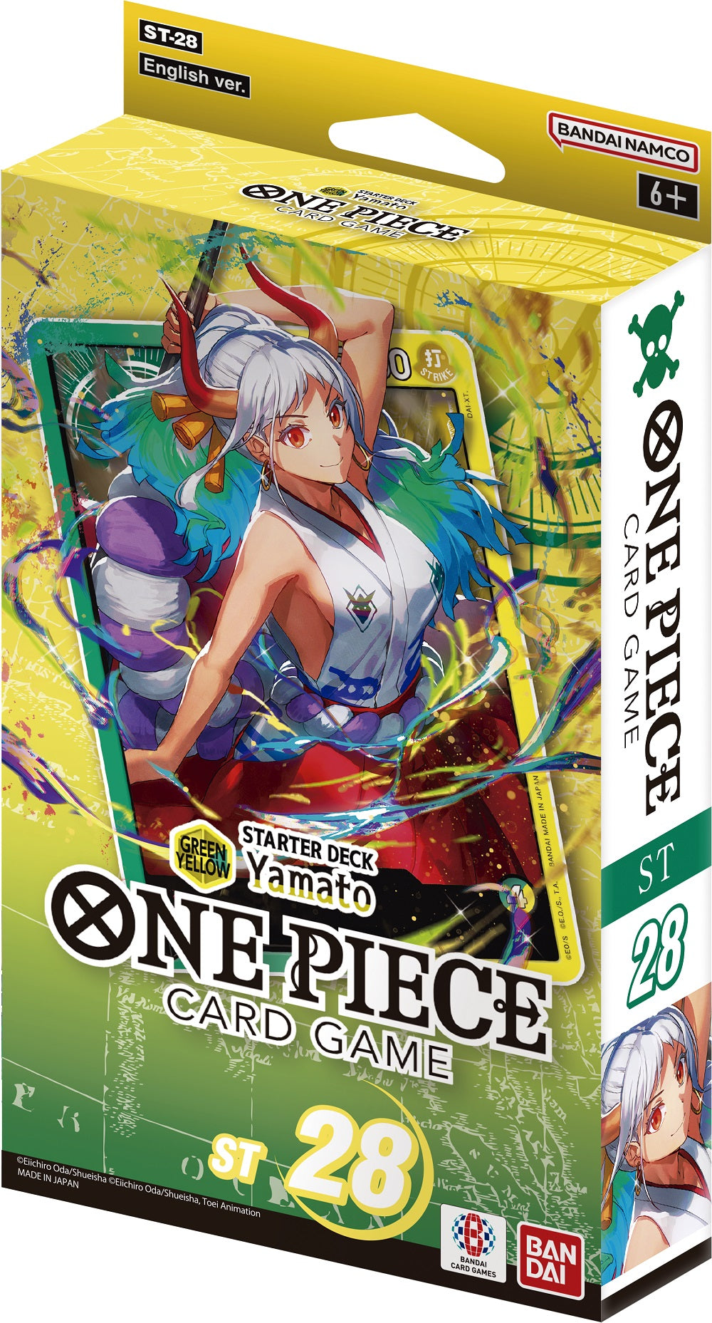 JCC One Piece : Deck de démarrage ST28 Vert/Jaune - Yamato