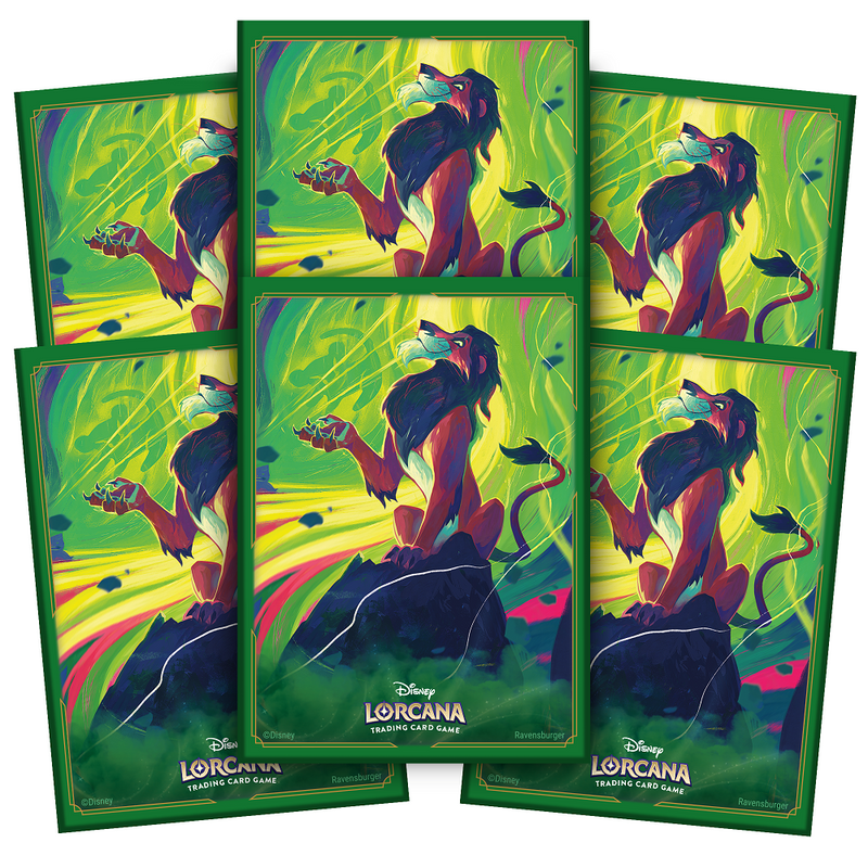 Disney Lorcana : Protège-cartes Azurite Seas - Scar (Précommande)