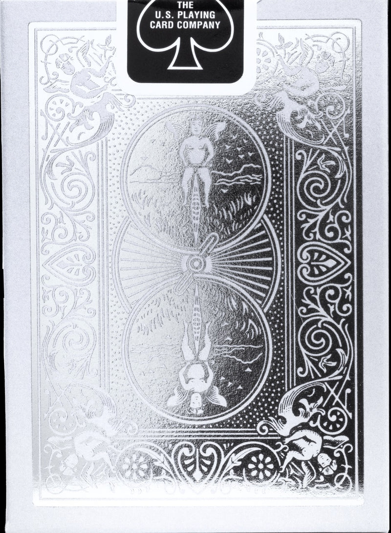 Metalluxe Silver Foil Back Playing Cards
