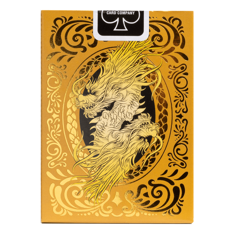 Gold Dragon Playing Cards