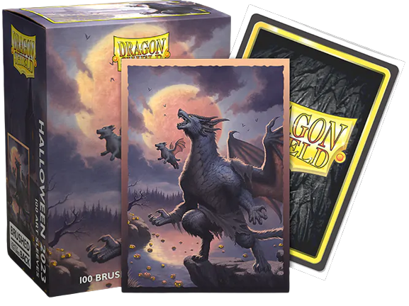 Pochettes d'art brossées Dragon Shield : Dragons d'Halloween 2023