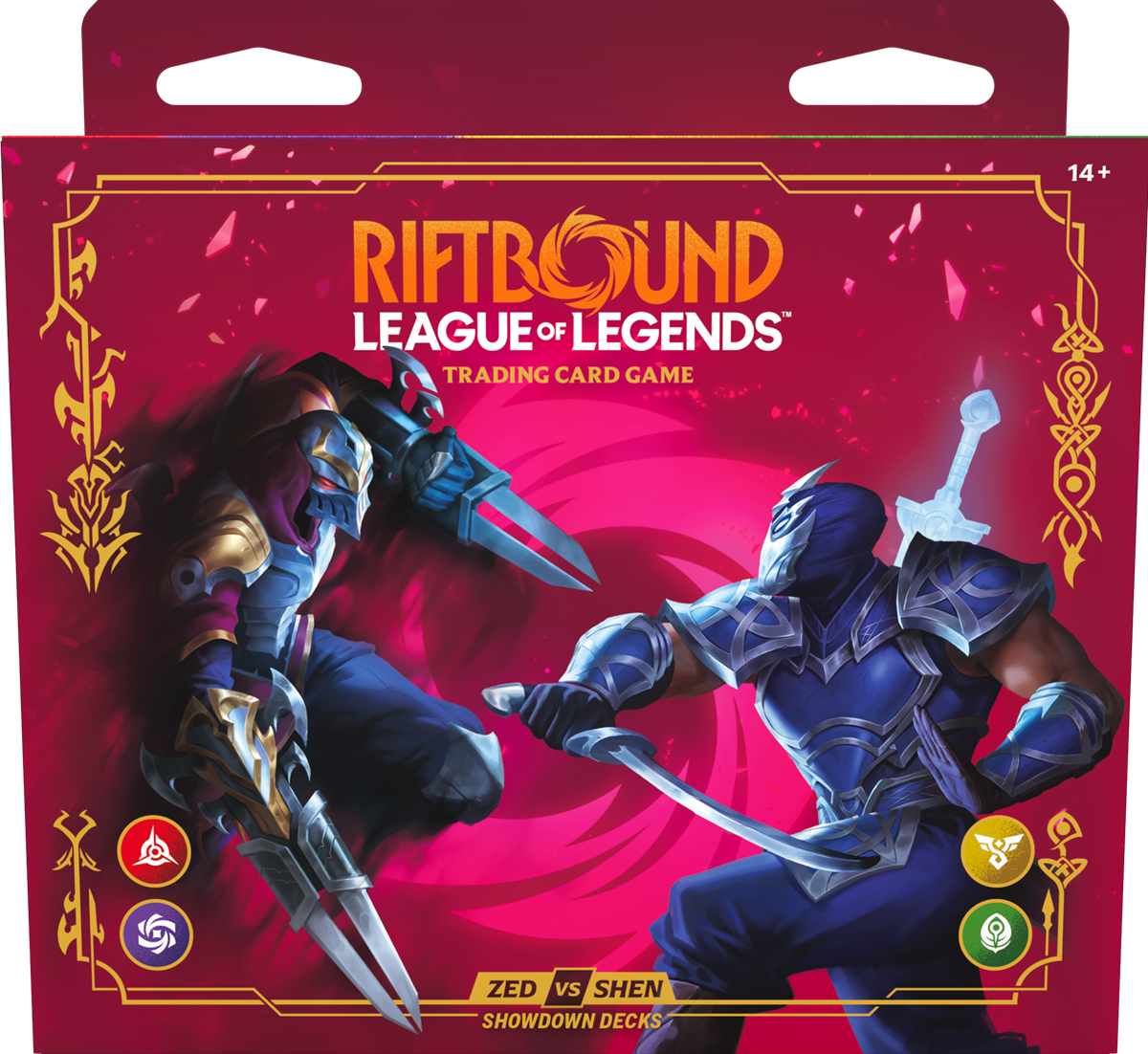 League of Legends Riftbound TCG: Vendetta Showdown Deck: Zed Vs Shen (Pre-Order)