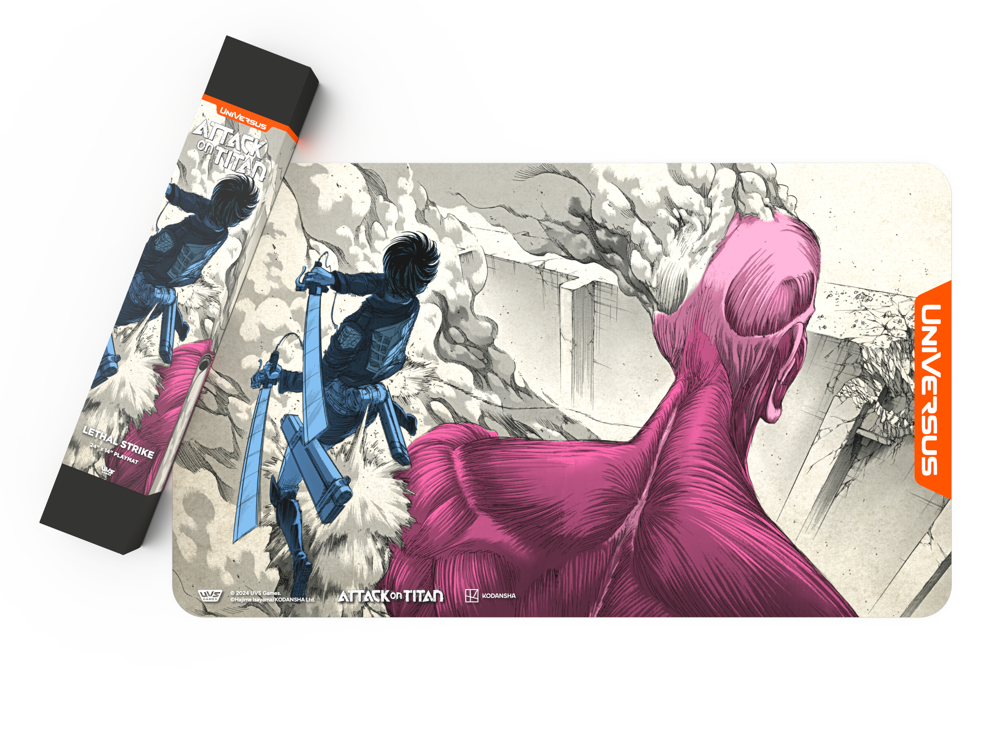 Universus : L'Attaque des Titans : Les Origines du Pouvoir - Tapis de jeu Frappe Mortelle