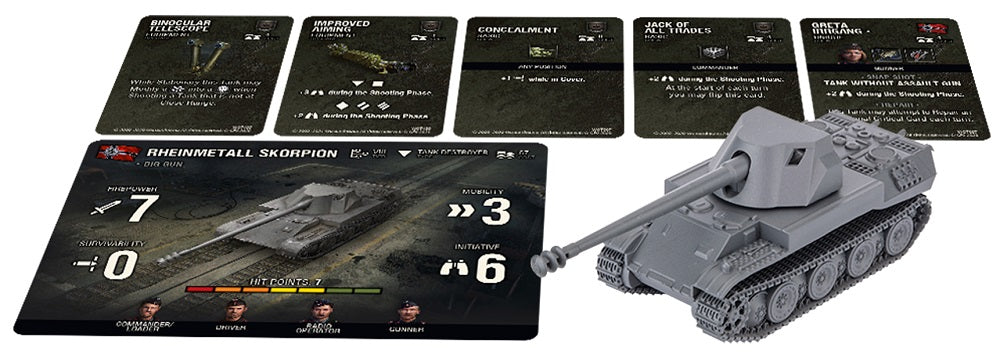 World of Tanks Miniatures Game: German Rhenmetall Skorpion (English)