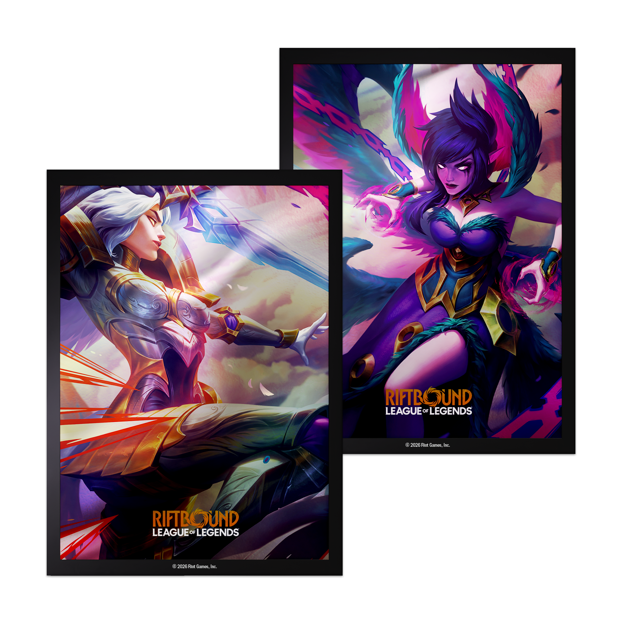 Riftbound TCG: Vendetta Art Sleeves - #4 Kayle vs Morgana 100CT (Pre-Order)