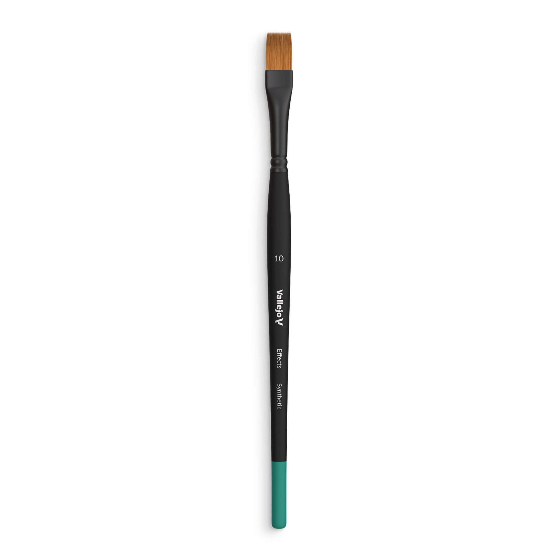 Synthetic Flat Rectangular Brush NO. 10