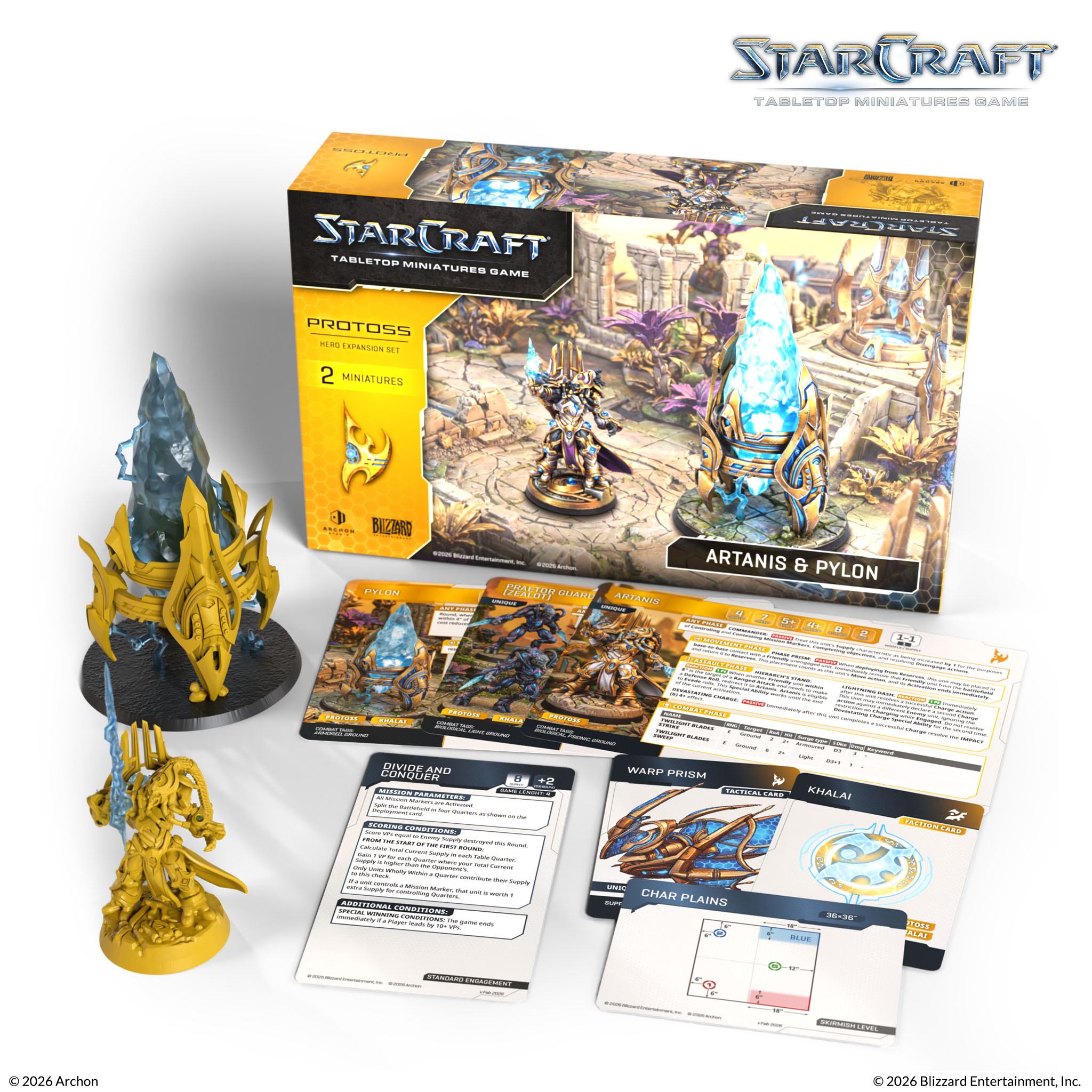 Starcraft: Protoss - Artanis and Pylon Hero Expansion Set (Pre-Order)