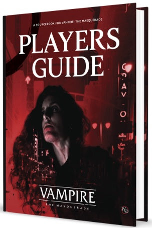 Vampire: The Masquerade 5e édition Guide du joueur RPG