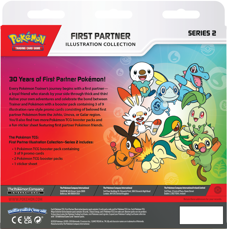 Pokemon TCG: Pokemon First Partner Illustration Collection series 2 (English)