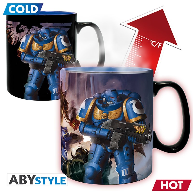 Heat Change Mug - Warhammer 40000: Ultramarine and Legion