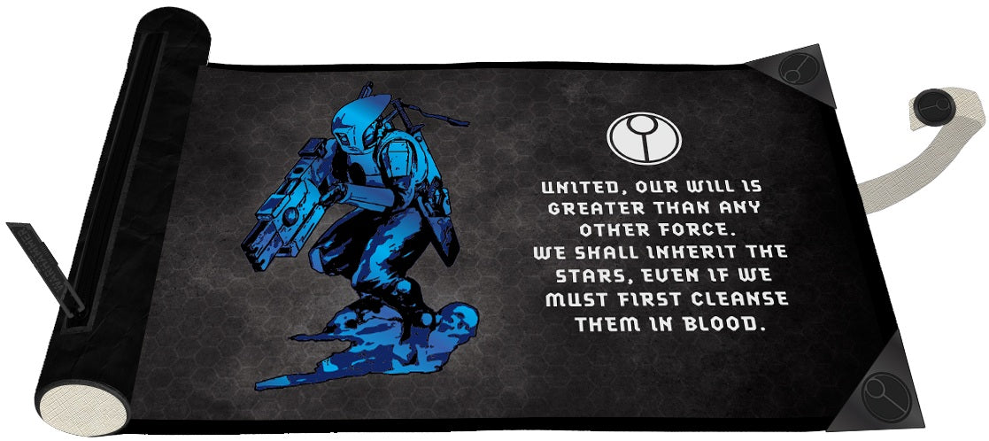 Premium Foil Dice Scroll: Warhammer 40000 - T'Au Empire Codex Aligned