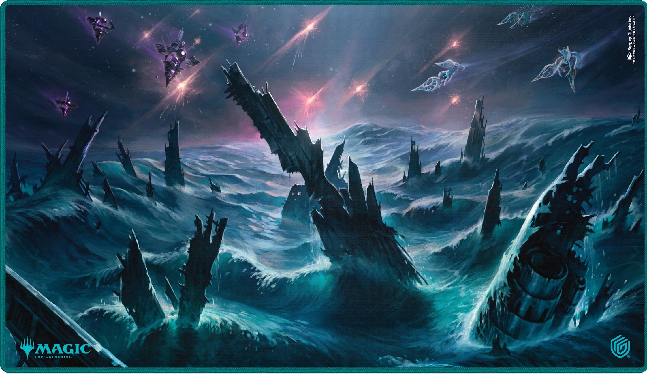 Tapis de jeu Magic: The Gathering - Edge of Eternities : Tombeau aquatique