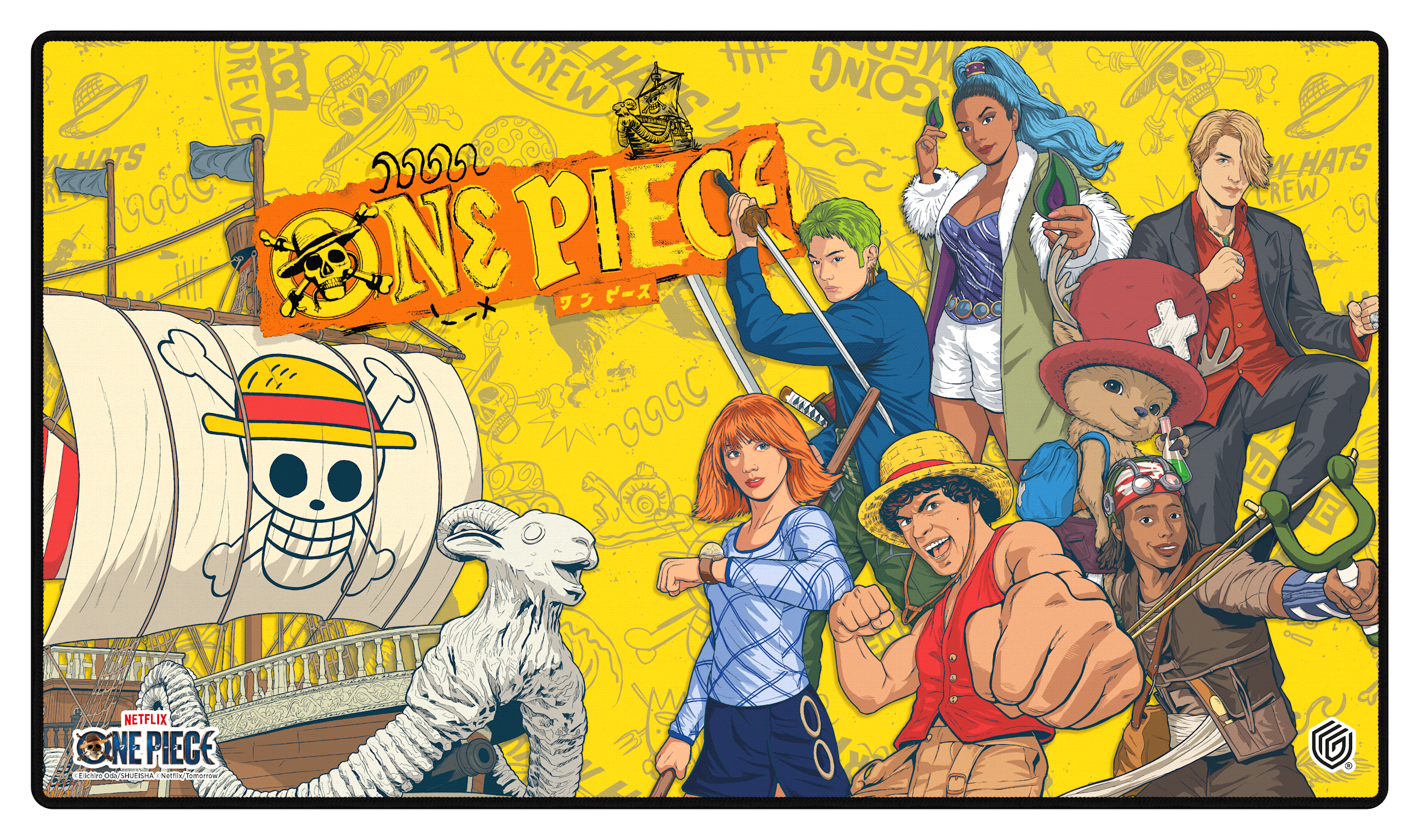 One Piece Playmat: Crew