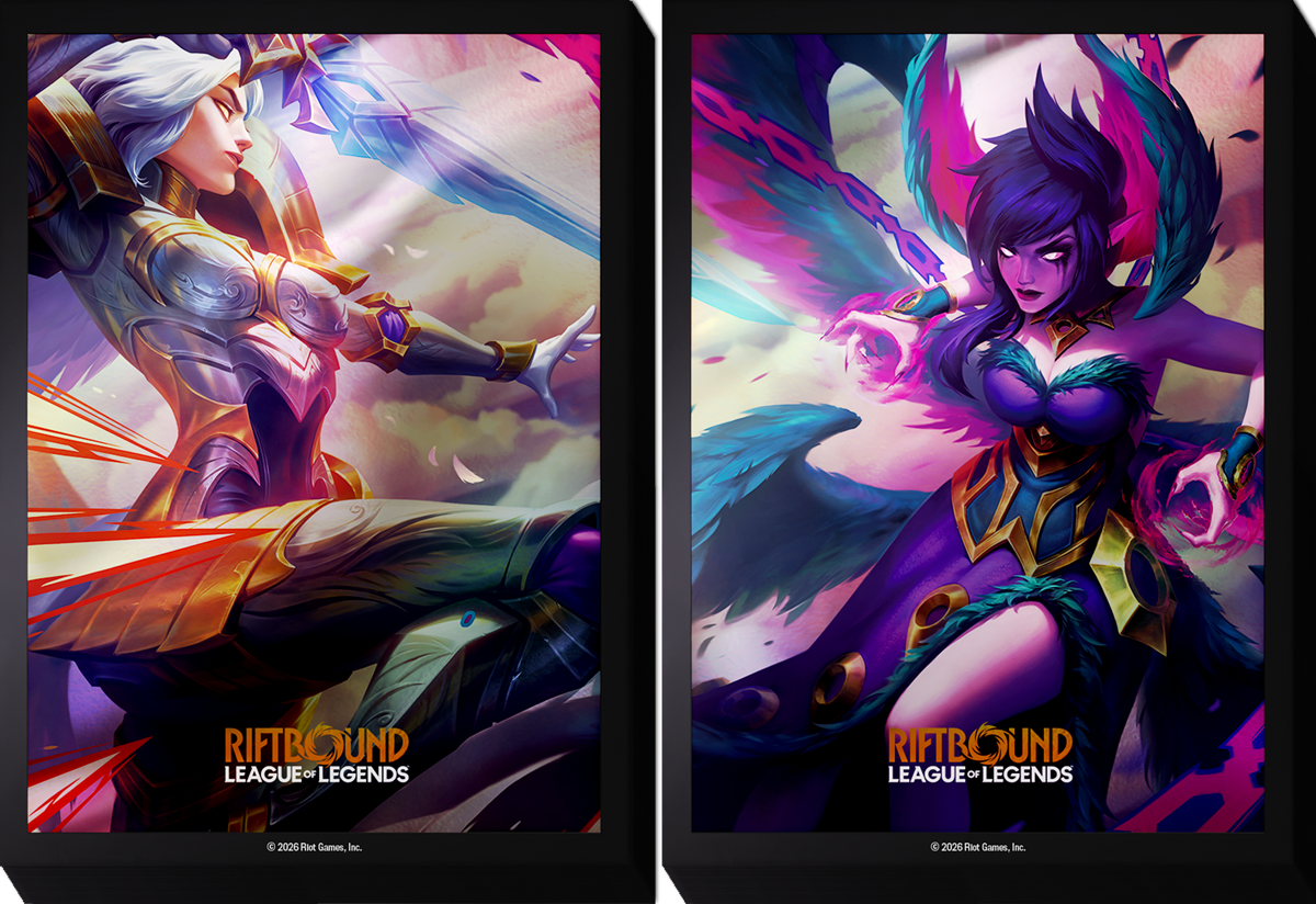 Riftbound TCG: Vendetta Art Sleeves - #4 Kayle vs Morgana 100CT (Pre-Order)