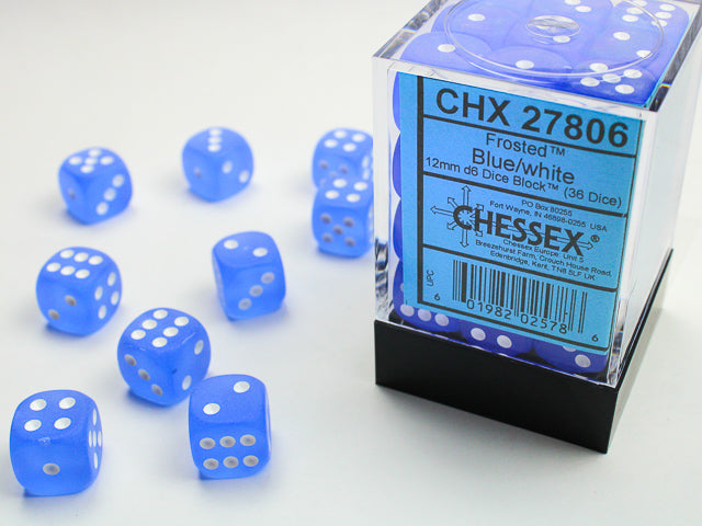 Frosted: 36D6 Blue/White 12MM