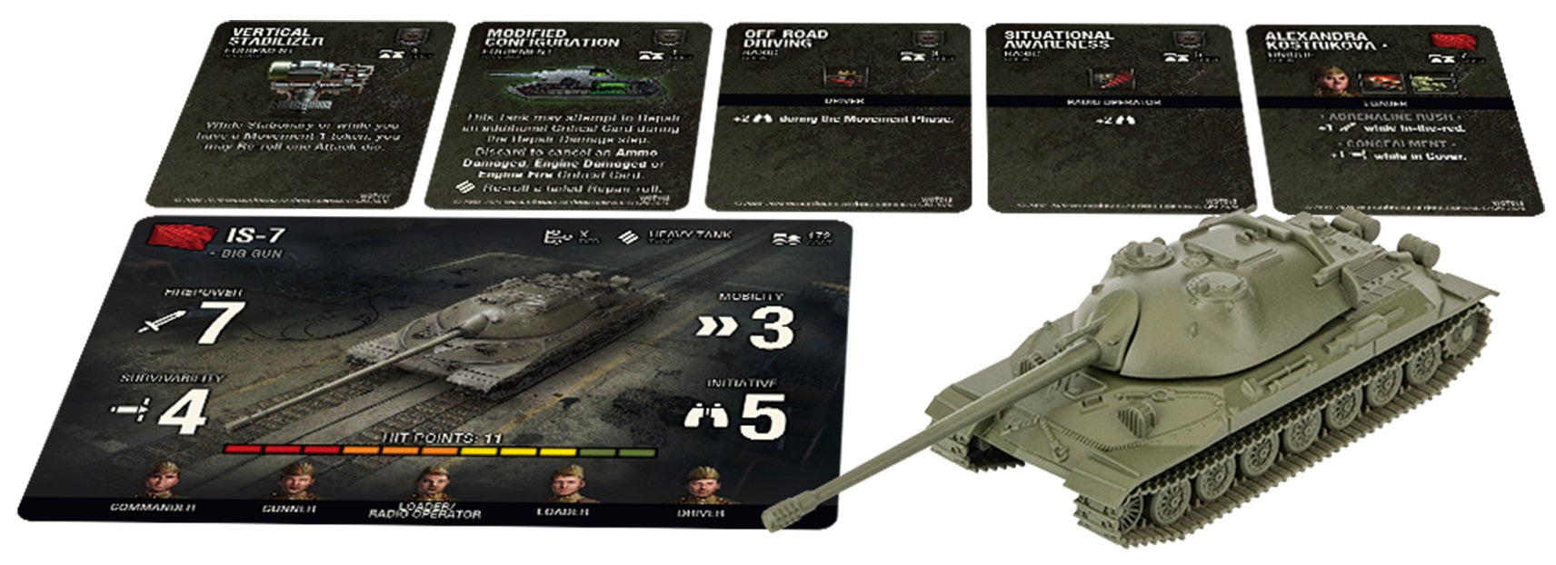 Jeu de figurines World of Tanks : IS-7 soviétique (anglais)