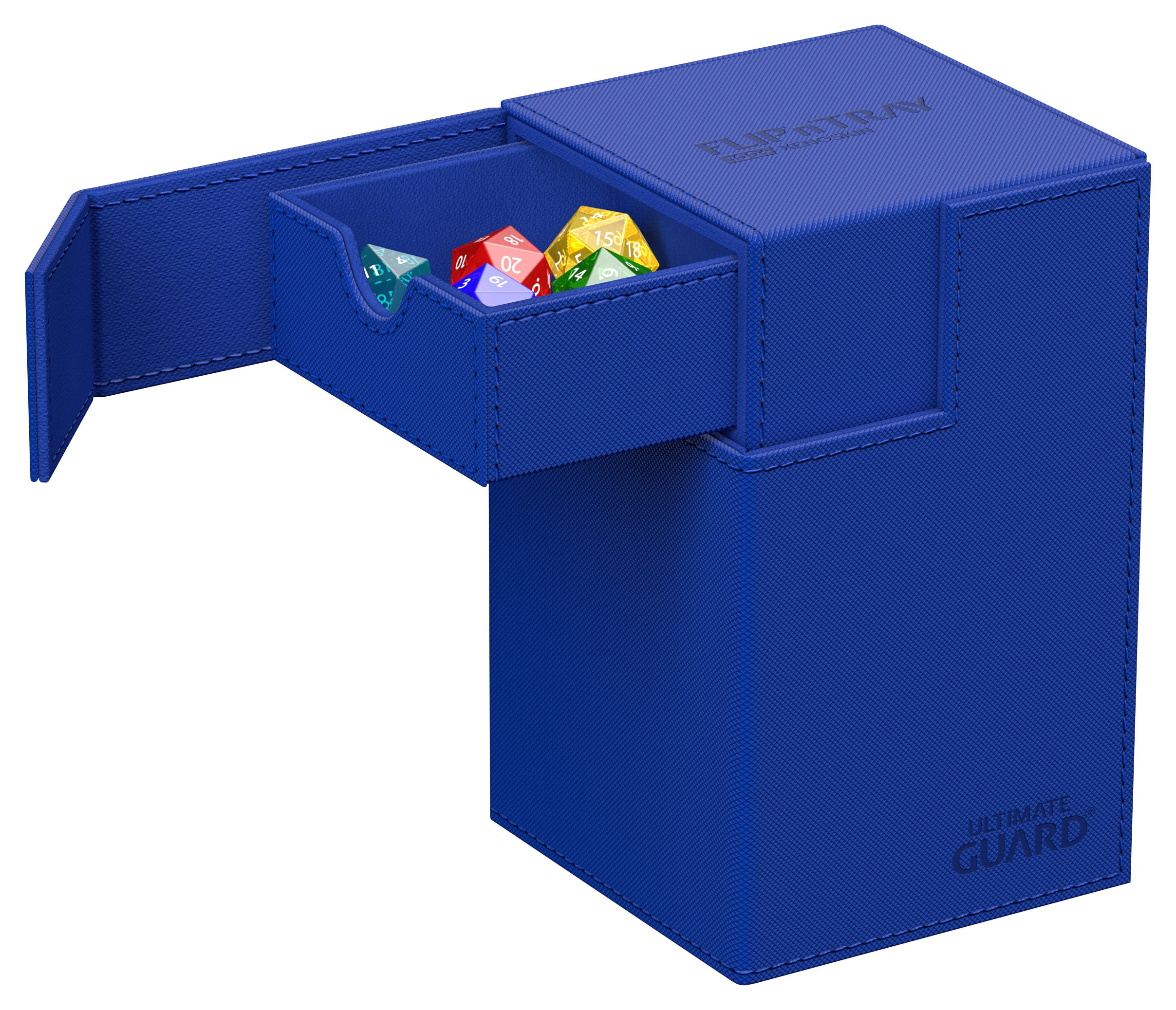 Étui à deck Flip'n'Tray Mono-Couleur 100+ Bleu