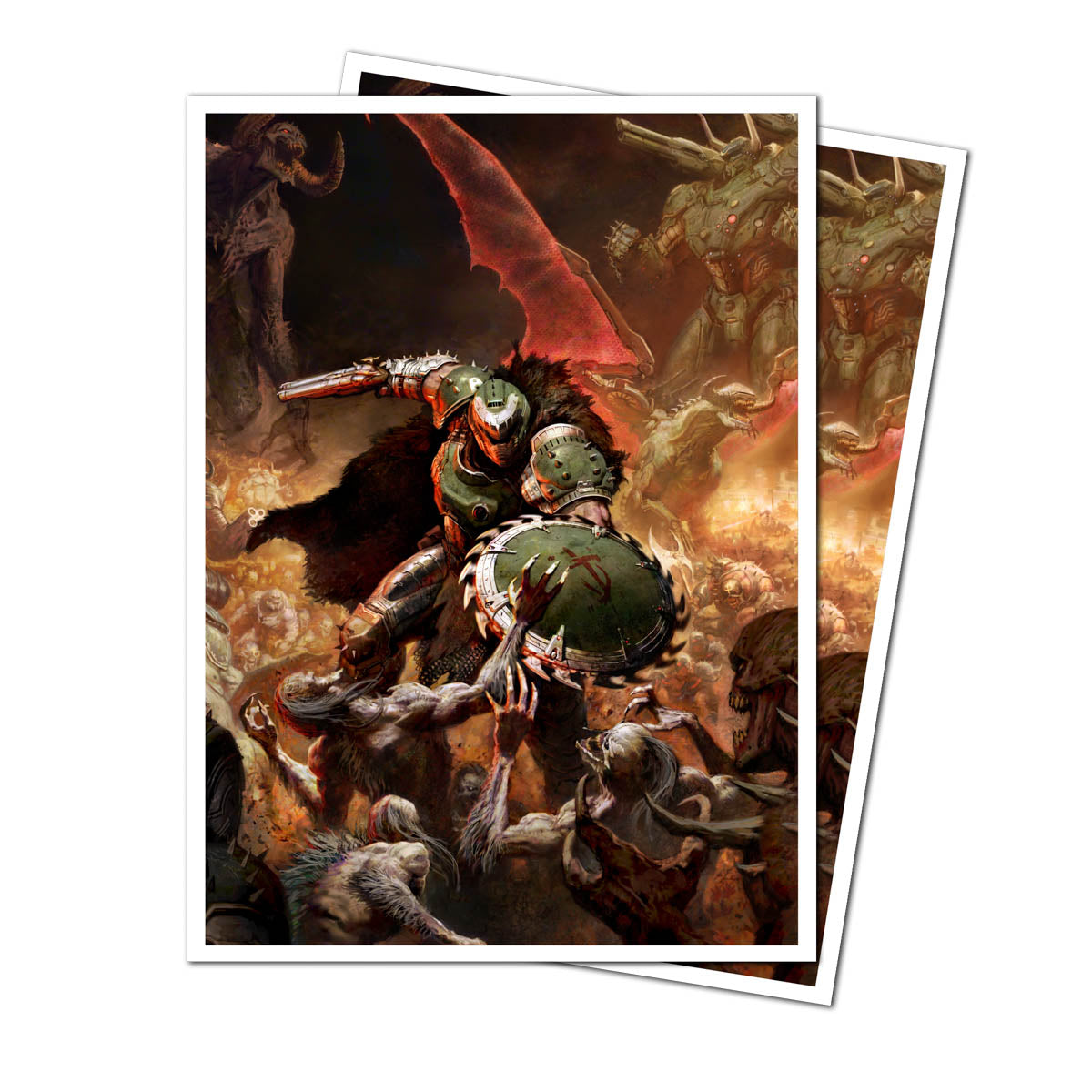 Apex Deck Protector Sleeves: Doom Bethesda V1 105CT