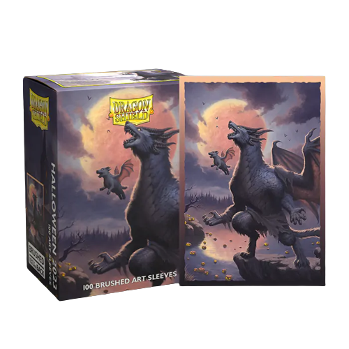 Pochettes d'art brossées Dragon Shield : Dragons d'Halloween 2023