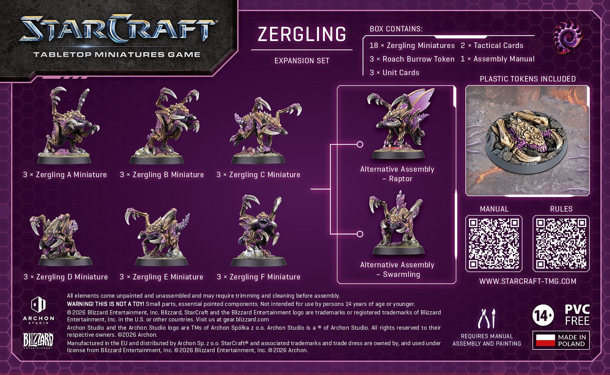 Starcraft: Zerg - Zergling Expansion Set (Pre-Order)