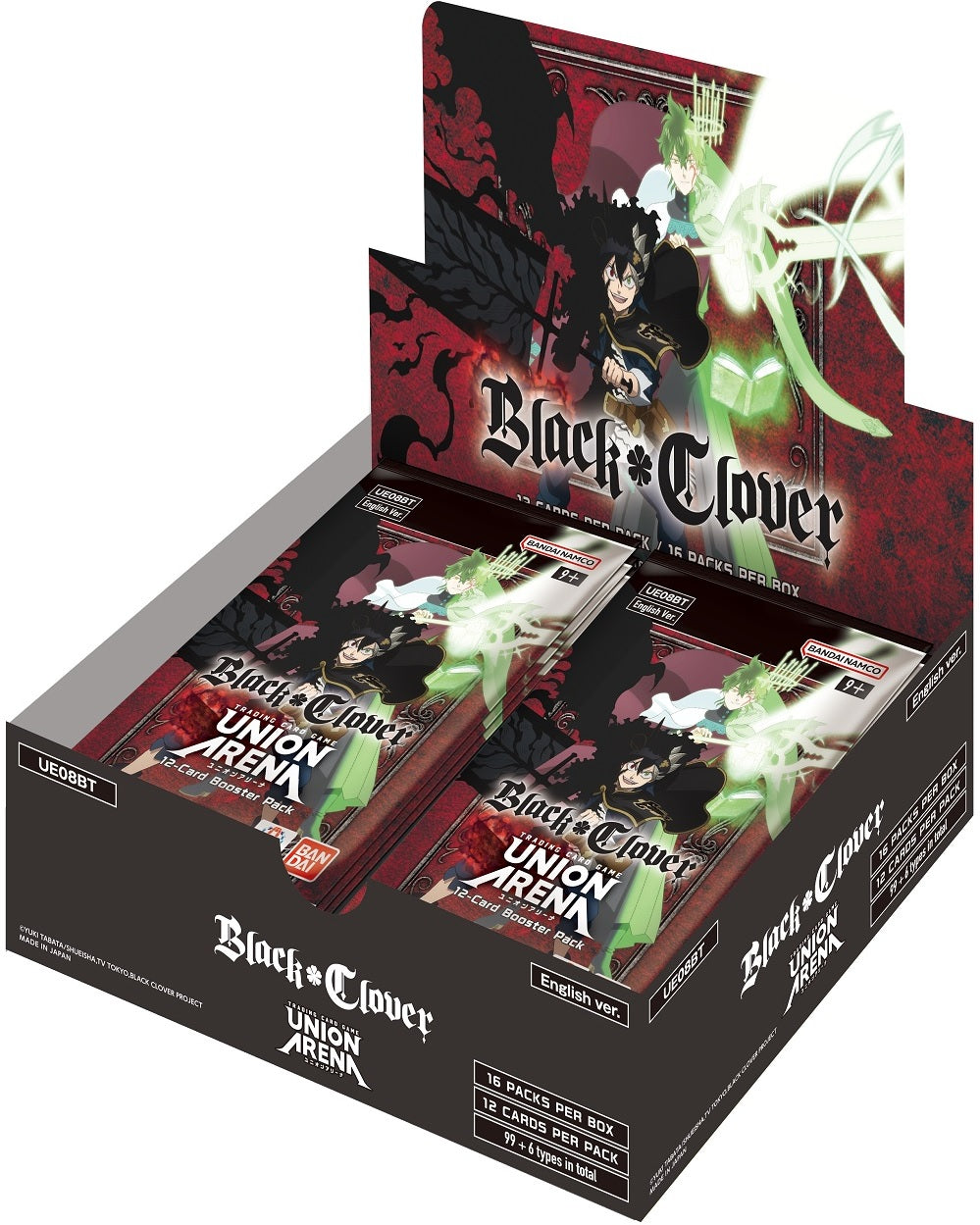 Union Arena : Coffret Booster Black Clover UE08BT 
