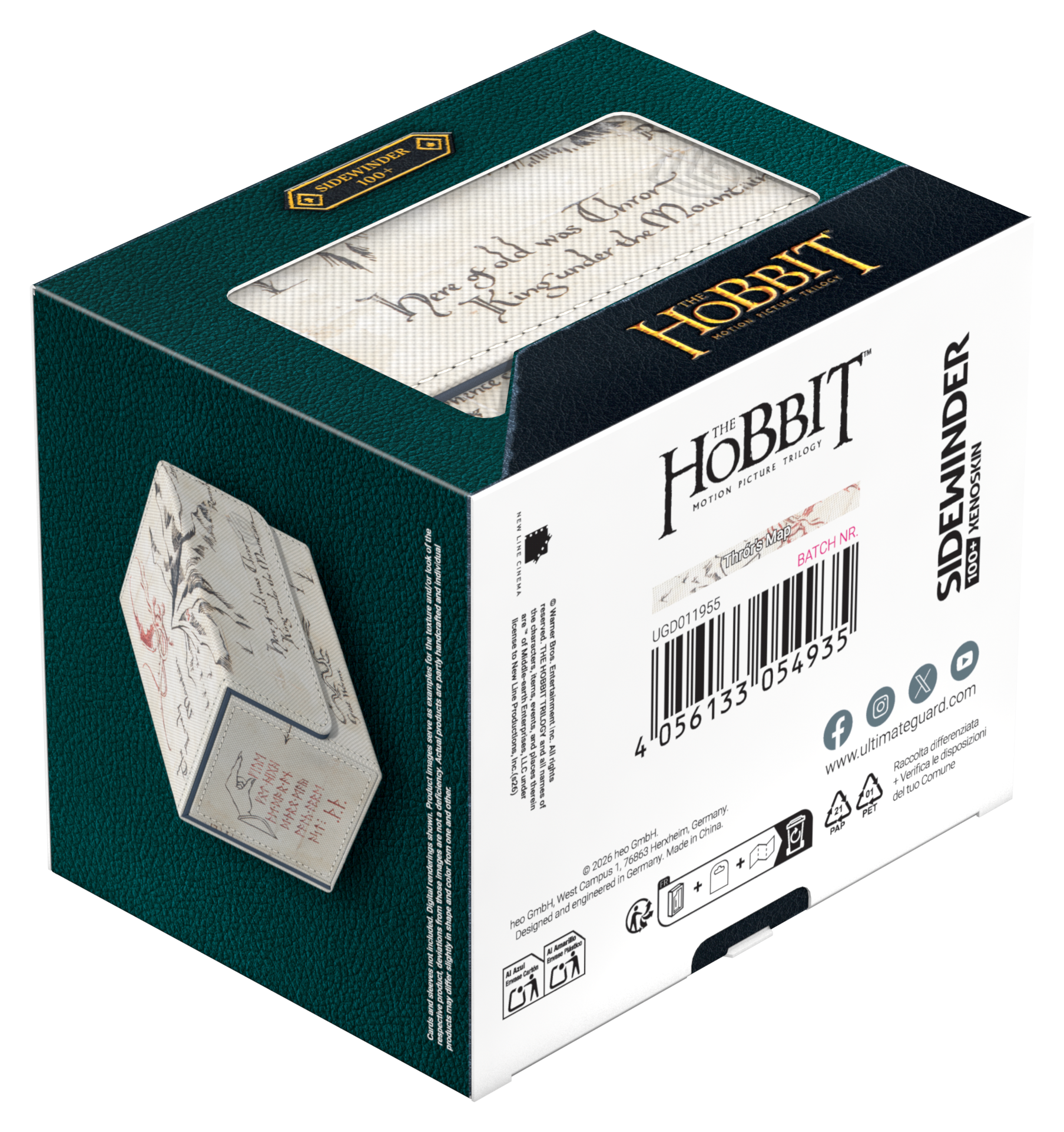 Deck Case Sidewinder 100+ The Hobbit - Thor's Map