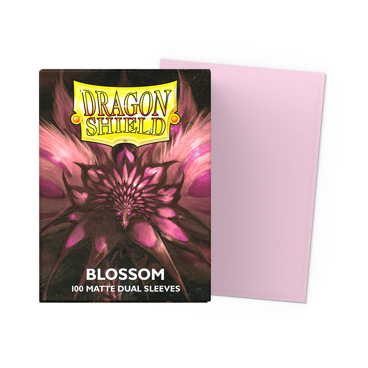 Pastels mats doubles Dragon Shield : Blossom, boîte de 100