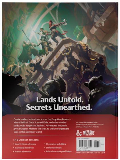 Donjons et Dragons : Royaumes Oubliés - Aventures à Faerûn (Anglais) 