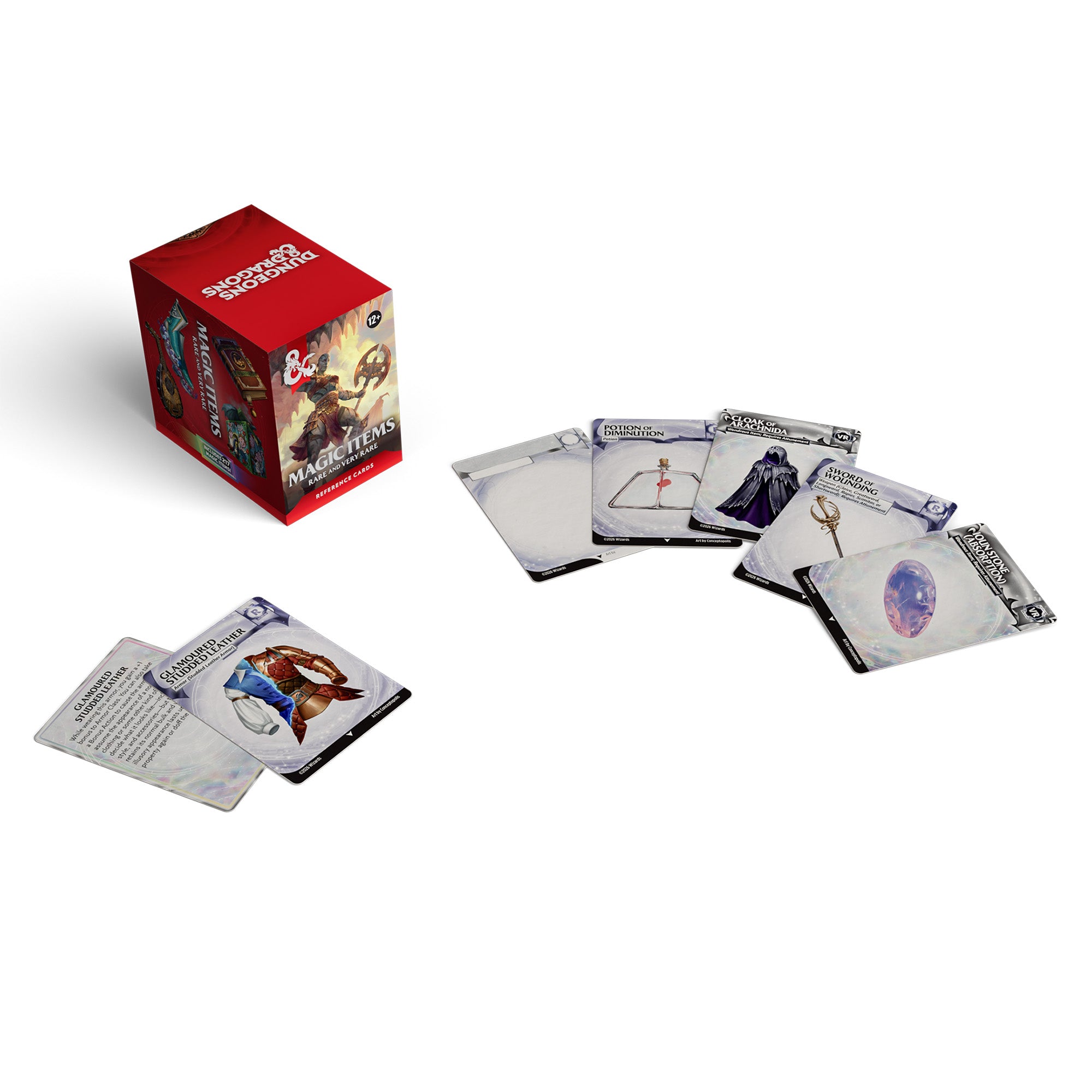 D&D Reference Cards: Magic Items - Rare and Very Rare (English)