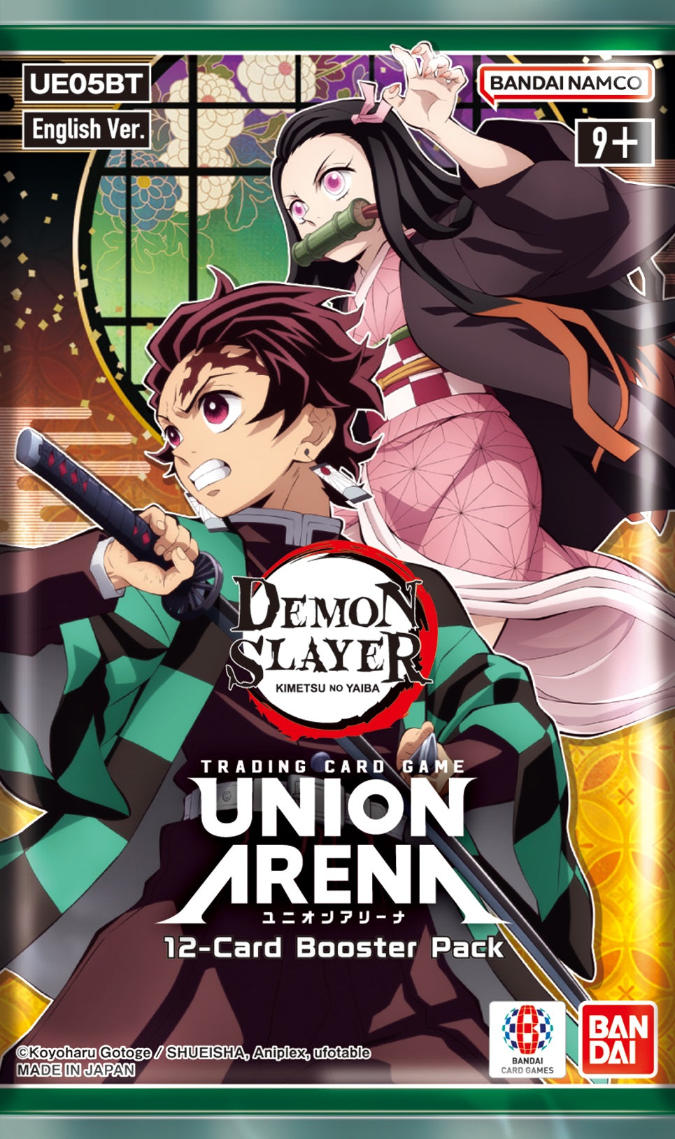 Union Arena : Booster Pack Kimetsu No Yaiba de Demon Slayer UE05BT 