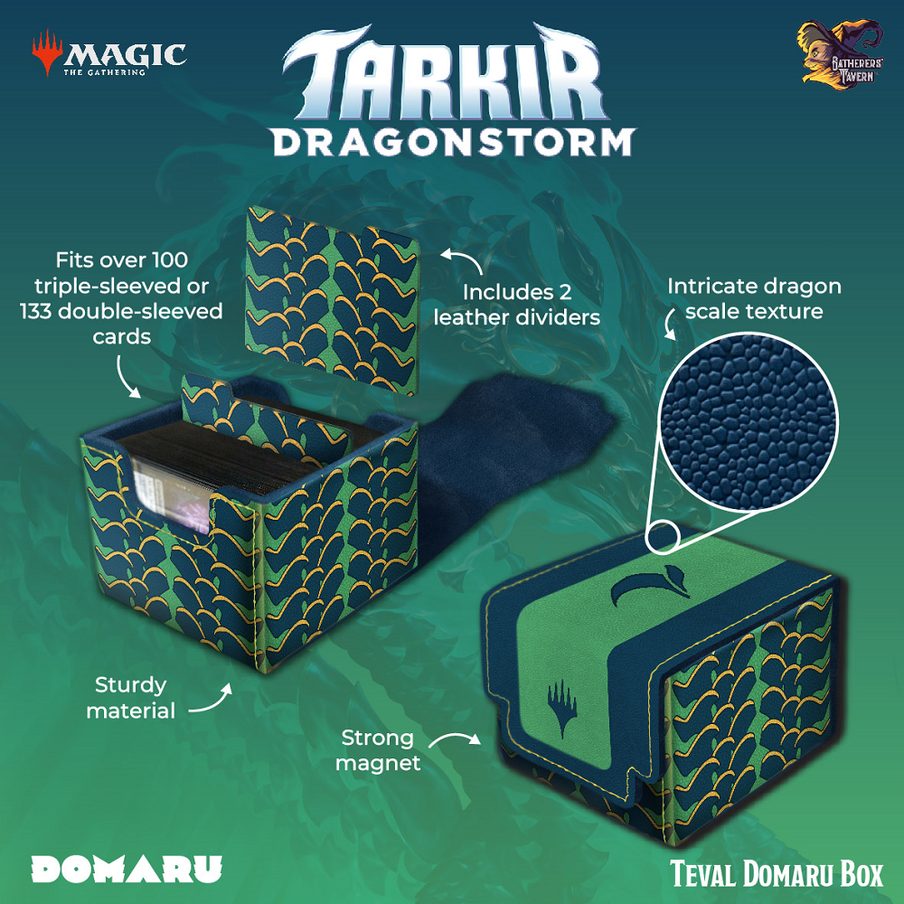 Boîte de deck Magic The Gathering Tarkir Dragonstorm Domaru - Teval 133+