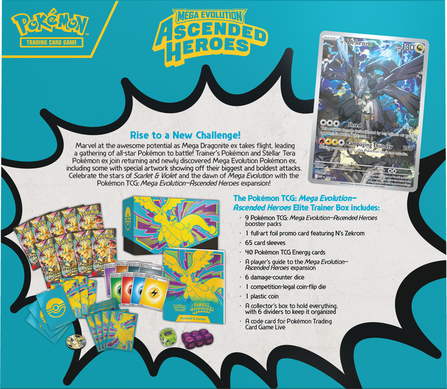JCC Pokémon : Coffret Dresseur d'élite ME02.5 Héros Ascendants