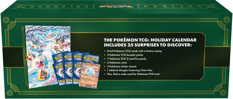 Pokémon TCG : Calendrier des fêtes 2024