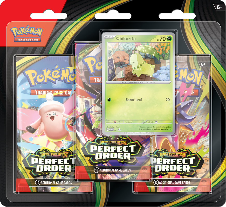 Pokemon Tcg: ME03 Perfect Order 3 Pack Blister