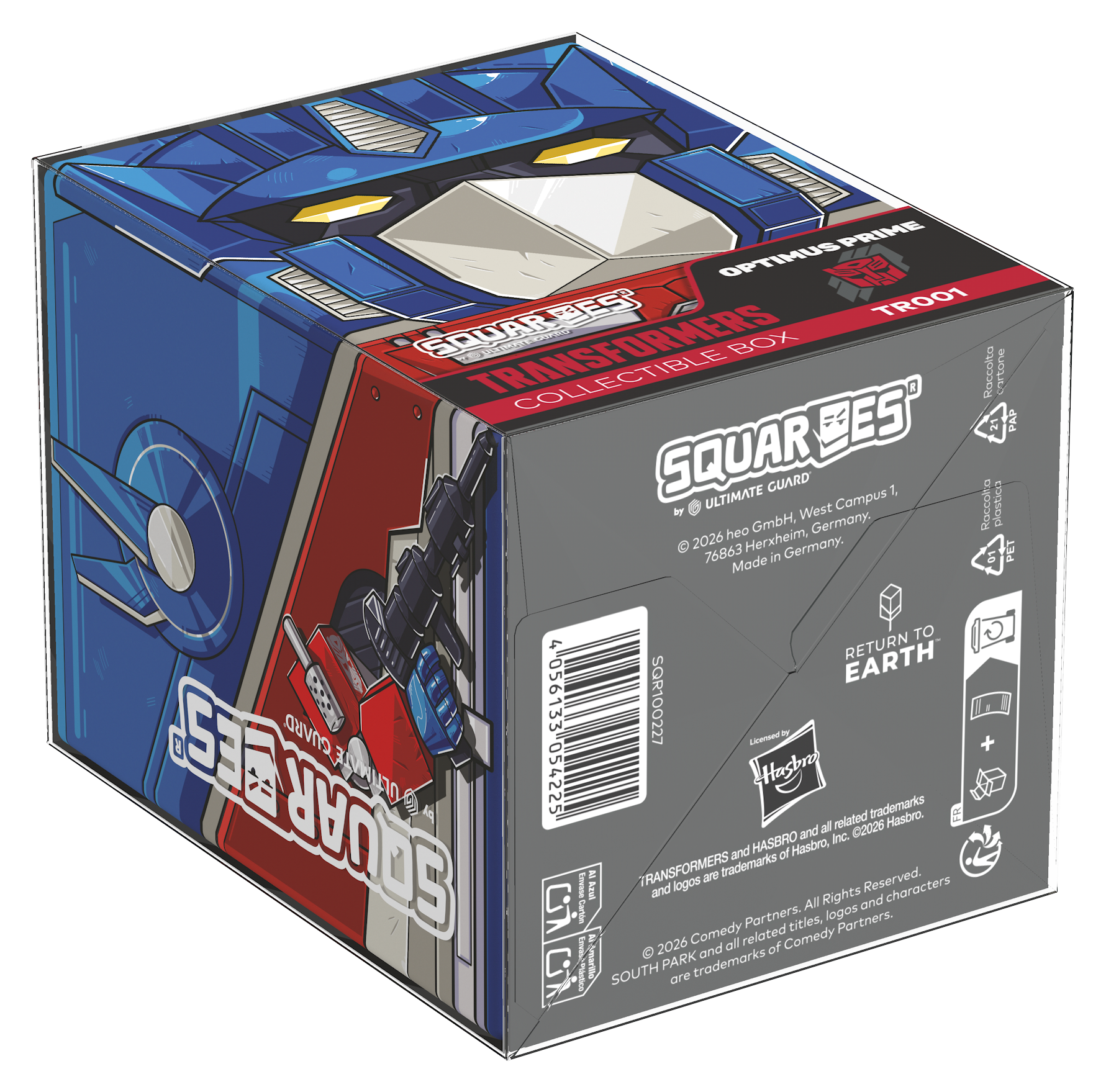 Squaroes Transformers Deck Case 100+: Optimus Prime