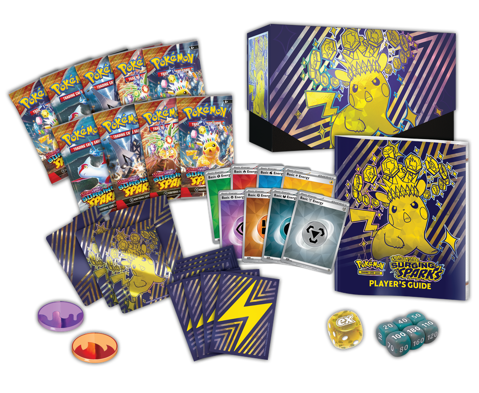 Coffret Dresseur d'Élite Pokémon JCC : SV8 Surging Sparks